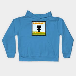 Poopfort stamp Kids Hoodie